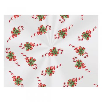 SACO TRANSPARENTE DECORADO DOCE NATAL 25cm x 35cm Pacote 50 Peças .
