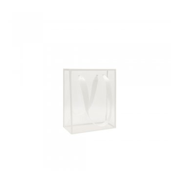 SACOLA LILLE BORDA 20cmX8,5cmX17cm 10 PEÇAS BRANCA