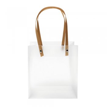 SACOLA LILLE ALÇA COURINO 30cm x 12cm x 20cm Pacote 10 Peças NUDE