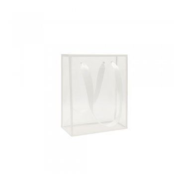 SACOLA LILLE BORDA 27cmX11cmX21cm 10 PEÇAS BRANCA