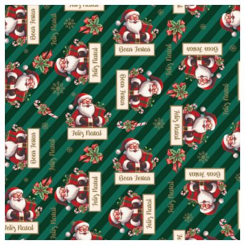 PAPEL DE PRESENTE DECORADO DOCE NATAL 70cm x 50m Bobina Contínua