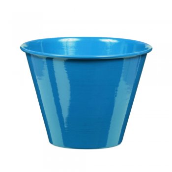 CACHEPOT ALUMÍNIO . . Pote 15 1 PEÇA AZUL CLARO