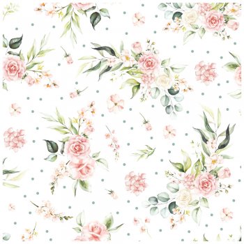 PAPEL DE PRESENTE DECORADO ALICE 70cm x 100cm Pacote 1 Folha