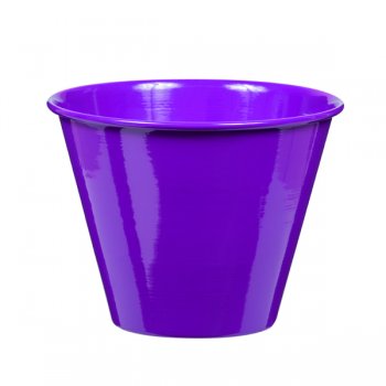 CACHEPOT ALUMÍNIO . . Pote 15 1 PEÇA VIOLETA VERNIZ