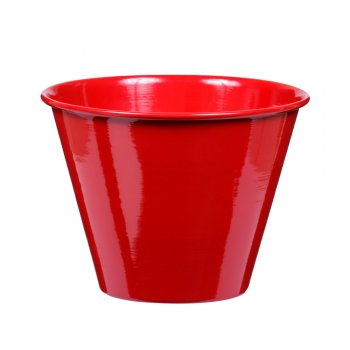 CACHEPOT ALUMÍNIO . . Pote 15 1 PEÇA VERMELHO