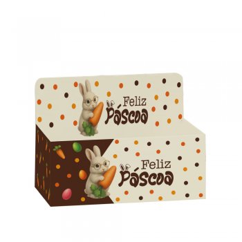 CACHEPOT PAPER RETANGULAR ALTO COELHO BRULÉE 5un