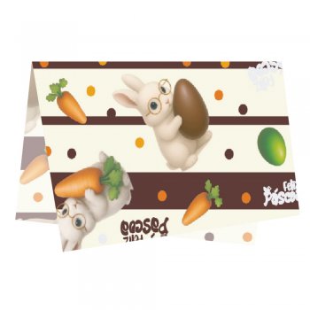 PAPEL DE SEDA DECORADO COELHO BRULÉE 50cm x 70cm Pacote 50 Folhas .