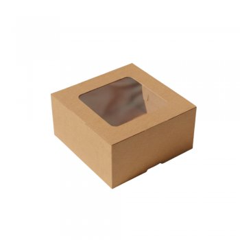 CAIXA PRACTICE 4 DOCES COM VISOR KRAFT 8cmX8cmX4cm 10un