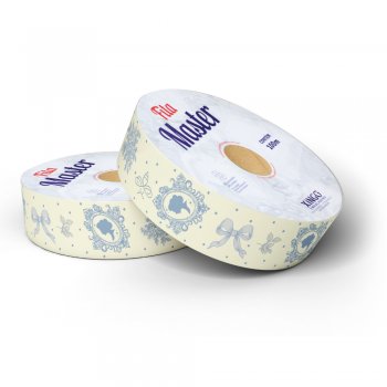 FITA MASTER DECORADA CHARLOTTE 32mm X 100m 1 Rolo AZUL