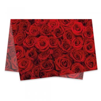 PAPEL DE SEDA DECORADO SCARLET 50cm x 70cm Pacote 50 Folhas