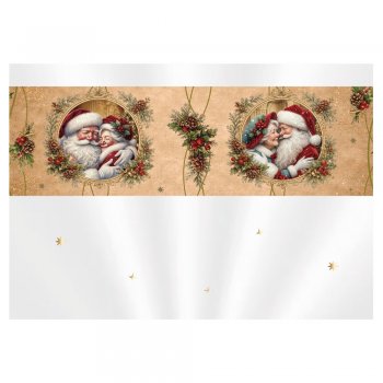 SACO TRANSPARENTE CESTA MAGIA DE NATAL 60cm x 89cm Pacote 25 Peças .