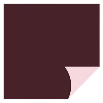 POLI PEROLIZADO 40mc DUPLA FACE LISO 69cm x 69cm Pacote 25 Folhas MARROM / ROSA QUARTZ