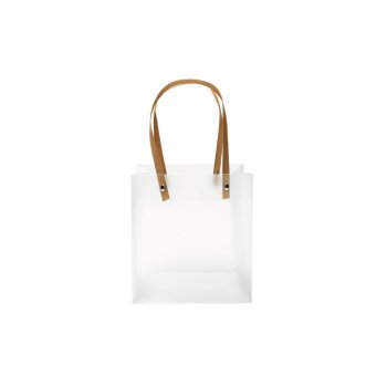 SACOLA LILLE ALÇA KRAFT 18cm x 8cm x 20cm Pacote 10 Peças NUDE