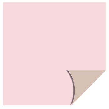 POLI PEROLIZADO ELITE 60mc DUPLA FACE LISO 49cm x 69cm Pacote 25 Folhas ROSA QUARTZ / NUDE