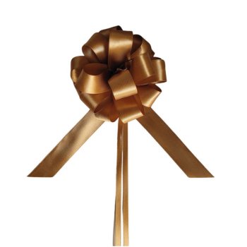 LAÇO FÁCIL CETIM LISO . 30mm x 126cm Pacote 12 Peças DOURADO 47