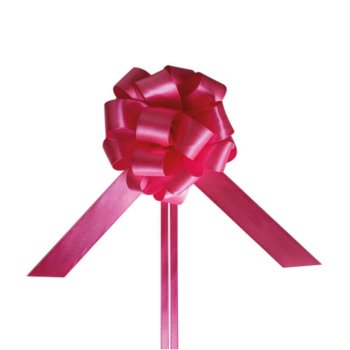 LAÇO FÁCIL CETIM LISO . 30mm x 126cm Pacote 12 Peças ROSA PROFUNDO 76