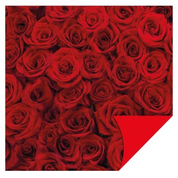 POLI PEROLIZADO ELITE 60mc DUPLA FACE SCARLET 58cm x 58cm Pacote 20 Folhas .