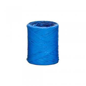 RAPHIA MASTER SINTÉTICA LISA . 100m 1 Rolo AZUL R68