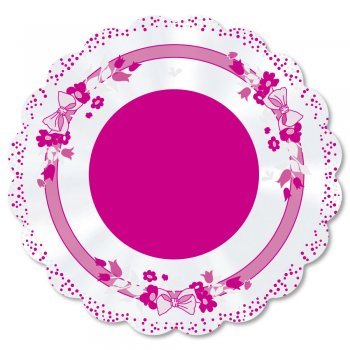 POLI REDONDO LAÇO Ø 48cm Pacote 50 Folhas PINK