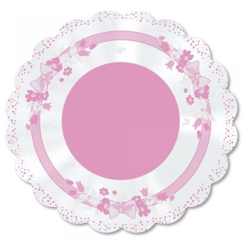 POLI REDONDO LAÇO Ø 48cm Pacote 50 Folhas ROSA