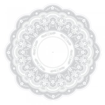 POLI REDONDO ÁRIA Ø 48cm Pacote 50 Folhas BRANCO
